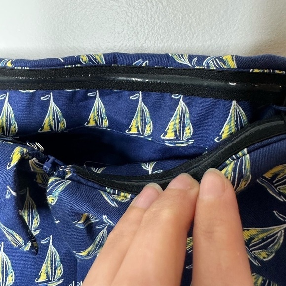 Vineyard Vines Blue Sailboat Print Strapless Dress Size 2 - Picture 4 of 6